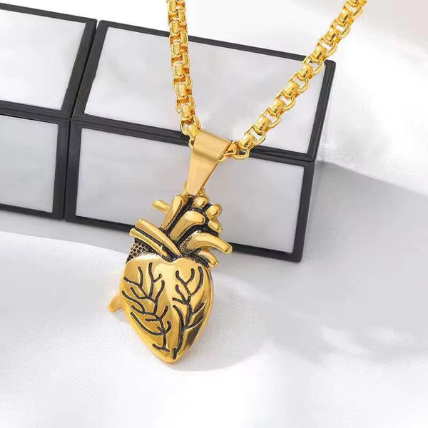 2in1 Puzzle Heart Necklace For Valentine Gift Pendant Necklace